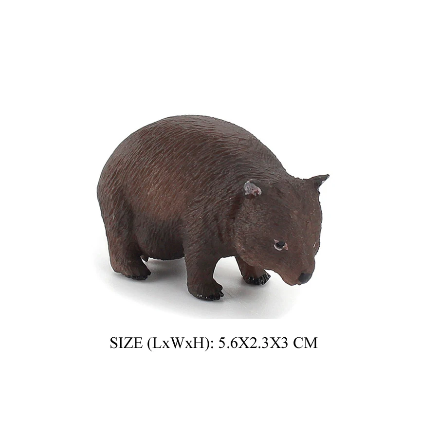 Realistic Australian Wildlife Animal Figurines Emu Koala Platypus Kangaroo Echidna Tasmaniandevil Forest Model Figures Toys