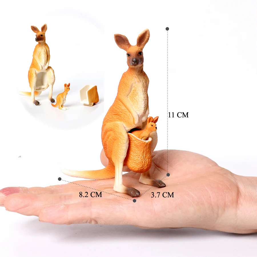 Realistic Australian Wildlife Animal Figurines Emu Koala Platypus Kangaroo Echidna Tasmaniandevil Forest Model Figures Toys
