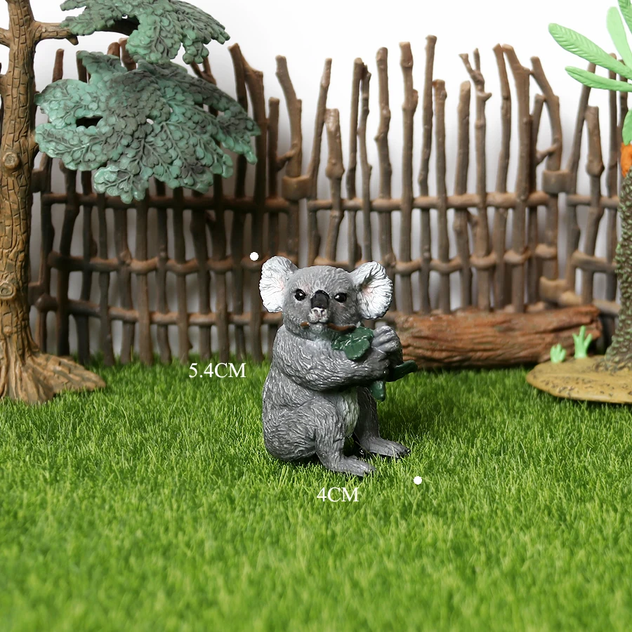Realistic Australian Wildlife Animal Figurines Emu Koala Platypus Kangaroo Echidna Tasmaniandevil Forest Model Figures Toys
