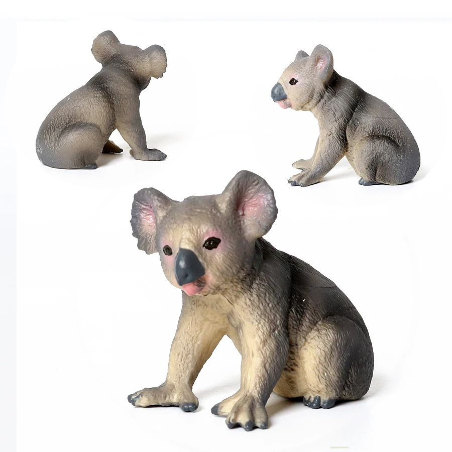 Realistic Australian Wildlife Animal Figurines Emu Koala Platypus Kangaroo Echidna Tasmaniandevil Forest Model Figures Toys