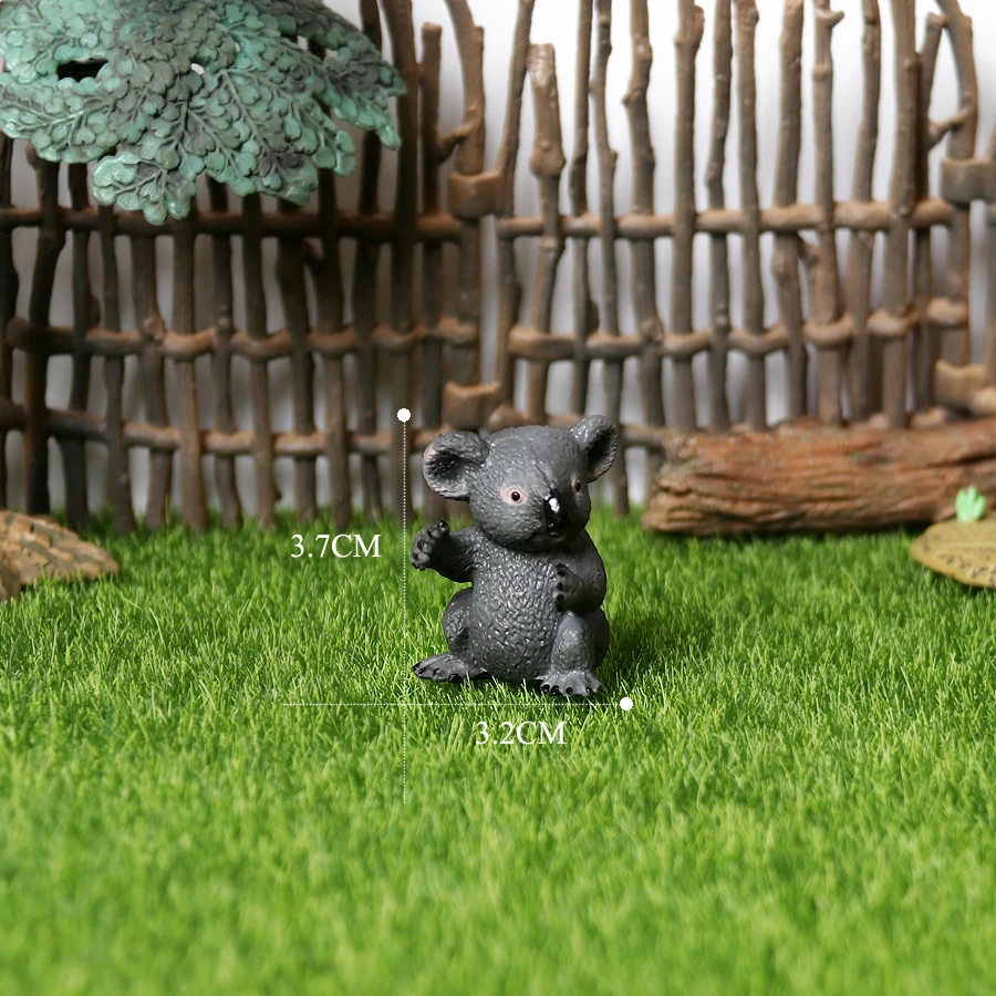 Realistic Australian Wildlife Animal Figurines Emu Koala Platypus Kangaroo Echidna Tasmaniandevil Forest Model Figures Toys