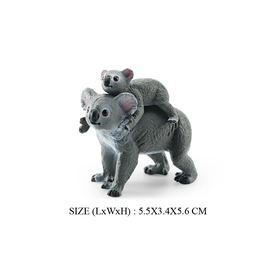 Realistic Australian Wildlife Animal Figurines Emu Koala Platypus Kangaroo Echidna Tasmaniandevil Forest Model Figures Toys