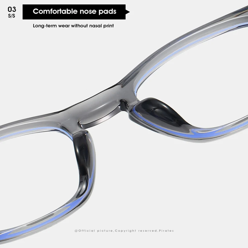 Personality Vintage Spectacles Frame Men Women Ultralight TR90 Square Rivet Frame Anti Blue Light Optical Eyeglasses