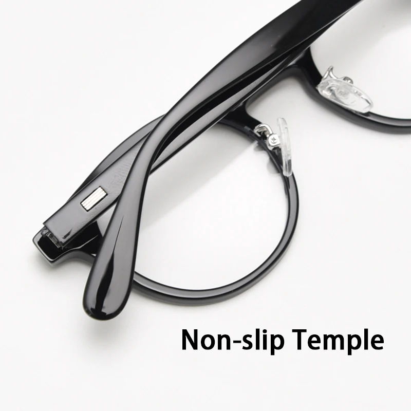 Fashion Simple Glasses Frame Men Women Ultralight TR90 Round Frame Transparent Lens Decoration Optical Eyeglasses