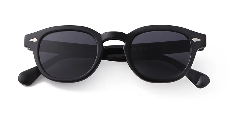 Vintage Fashion Shell Round Sunglasses Women Men 2024 Brand Design Retro Rivet Yellow Blue Lens Square Sun Glasses Female UV400