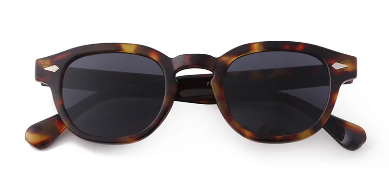 Vintage Fashion Shell Round Sunglasses Women Men 2024 Brand Design Retro Rivet Yellow Blue Lens Square Sun Glasses Female UV400