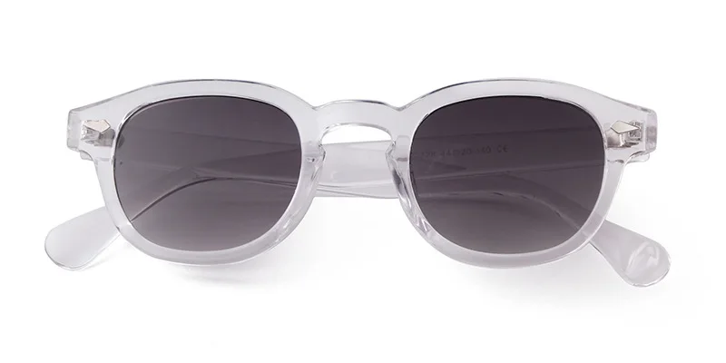 Vintage Fashion Shell Round Sunglasses Women Men 2024 Brand Design Retro Rivet Yellow Blue Lens Square Sun Glasses Female UV400