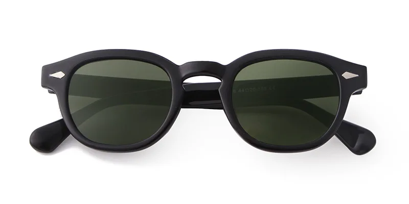 Vintage Fashion Shell Round Sunglasses Women Men 2024 Brand Design Retro Rivet Yellow Blue Lens Square Sun Glasses Female UV400