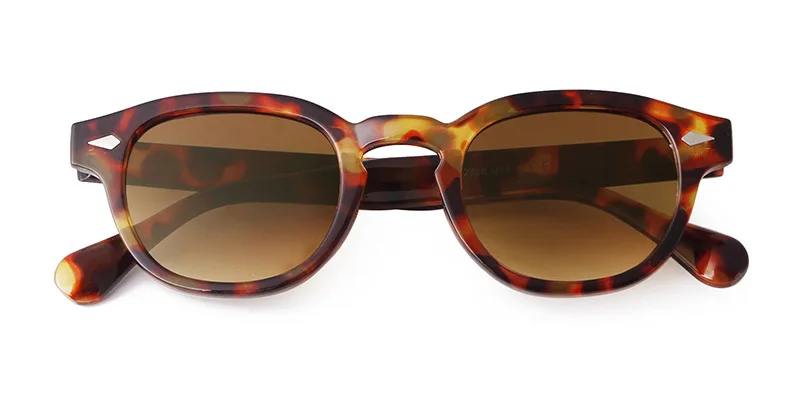 Vintage Fashion Shell Round Sunglasses Women Men 2024 Brand Design Retro Rivet Yellow Blue Lens Square Sun Glasses Female UV400