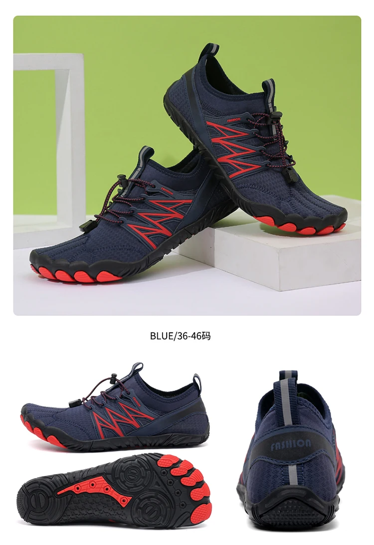 Unisex Indoor Mucltiple Usee Training Shoes Women Large Size Wading Shoes Couples Vacation Beach Game Aqua Shoes Men Squat Shoes