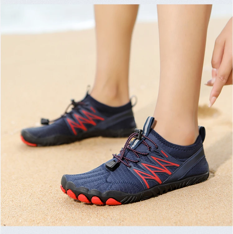 Unisex Indoor Mucltiple Usee Training Shoes Women Large Size Wading Shoes Couples Vacation Beach Game Aqua Shoes Men Squat Shoes