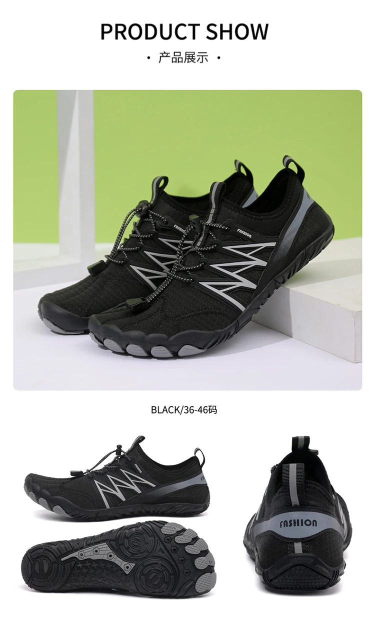 Unisex Indoor Mucltiple Usee Training Shoes Women Large Size Wading Shoes Couples Vacation Beach Game Aqua Shoes Men Squat Shoes