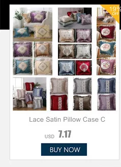 Pillow Case Home Decoration Salon Cushion Cover 50X50 Solid Pillowcase with Zipper Cotton Linen for Sofa Car Chair 45x45 40X40