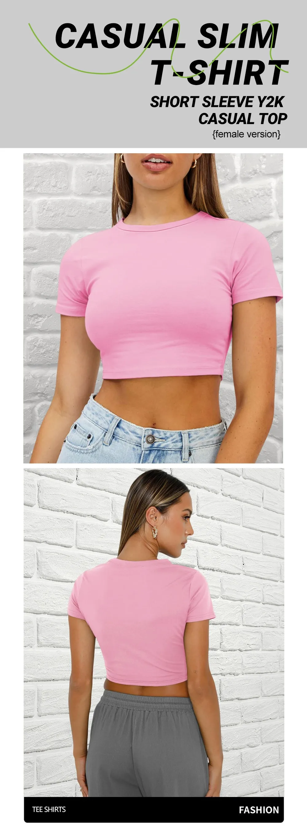 Summer Street Tight Elasticity T-Shirt Yoga Solid Color Women T Shirts Breathable Sexy Sportswear Crop Soft Female Short Sleeves