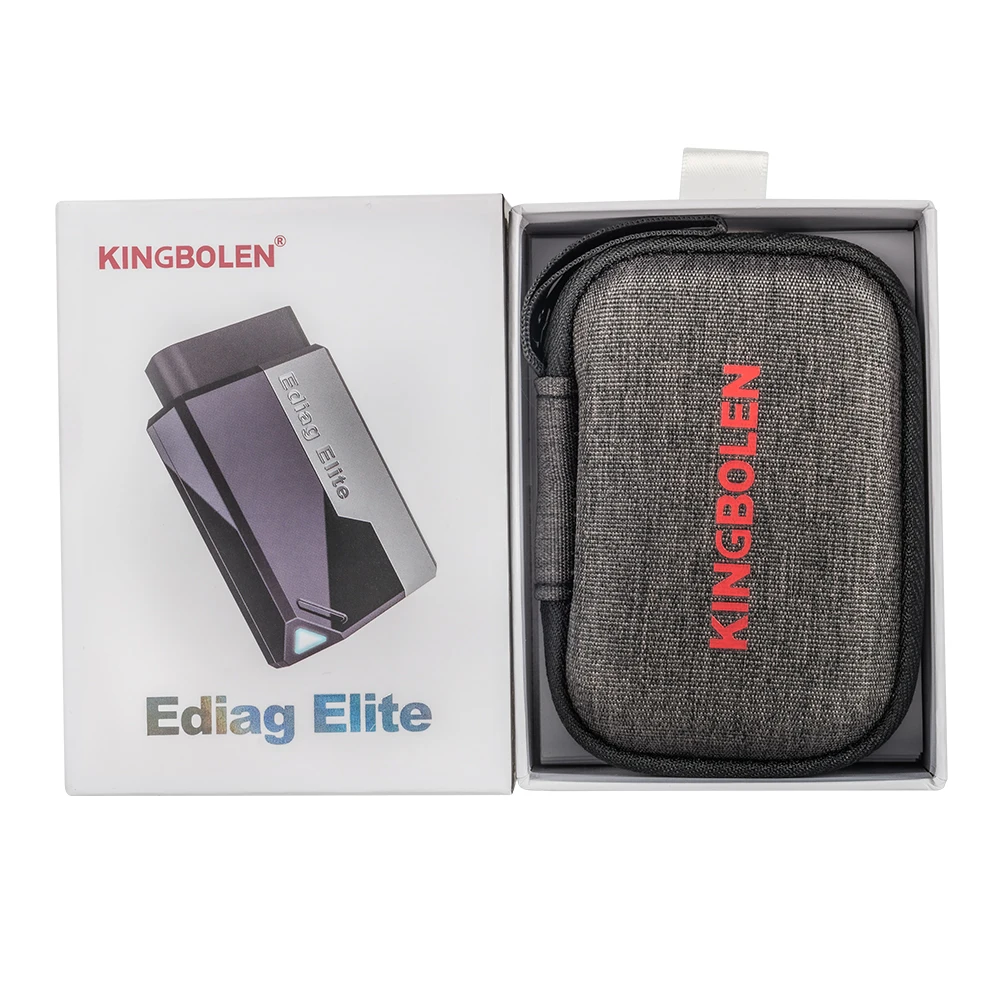 2026 New KINGBOLEN Ediag Elite Lifetime Free Car Diagnostic Tools All System 15 Resets Bi-directional CAN FD Auto OBD2 Scanner