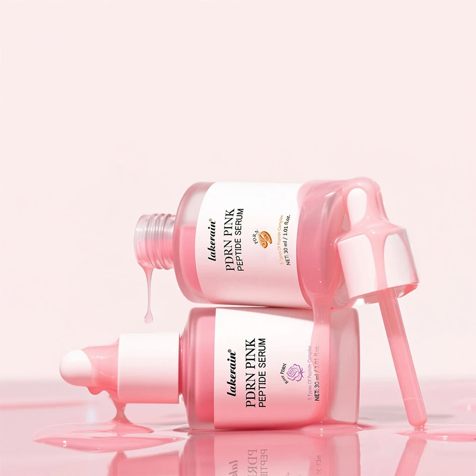 Salmon DNA PDRN Pink Peptide Serum Pink Glow Serum Remove Skin Darkness Hydrating Moisturizing Firming Korean Skincare