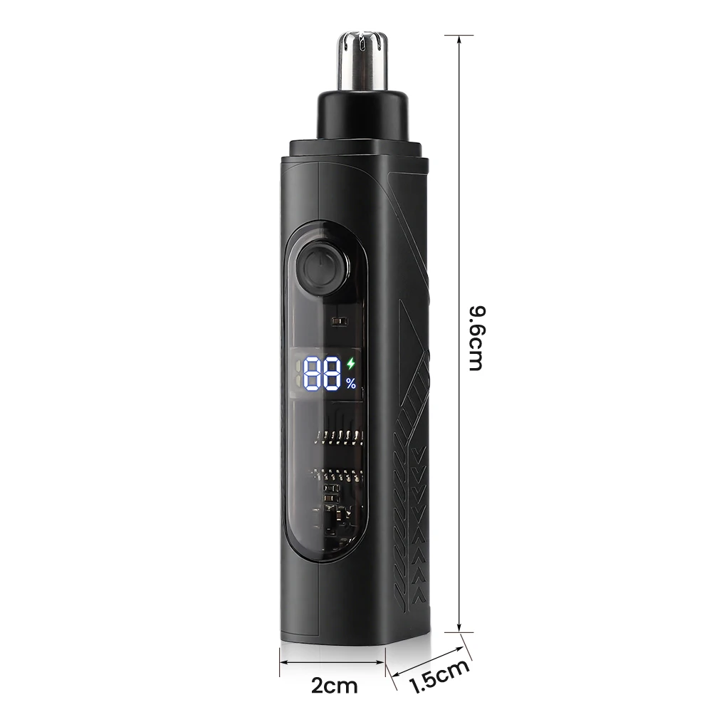 3 in 1 Mini Pocket Nose Hair Trimmer Painless Clipper Nose Ears Hair Eyebrow Waterproof Portable Trimmer For Men Women