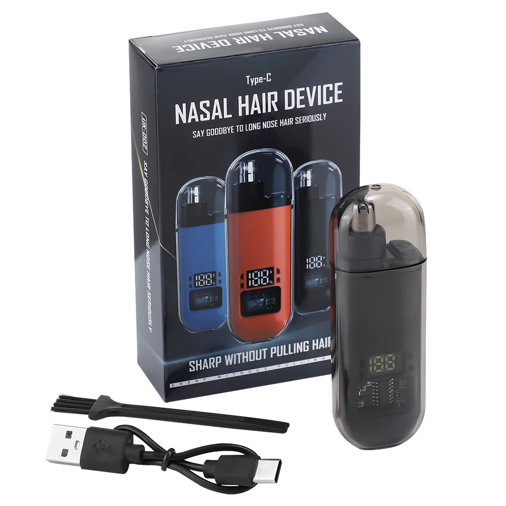 3 in 1 Mini Pocket Nose Hair Trimmer Painless Clipper Nose Ears Hair Eyebrow Waterproof Portable Trimmer For Men Women