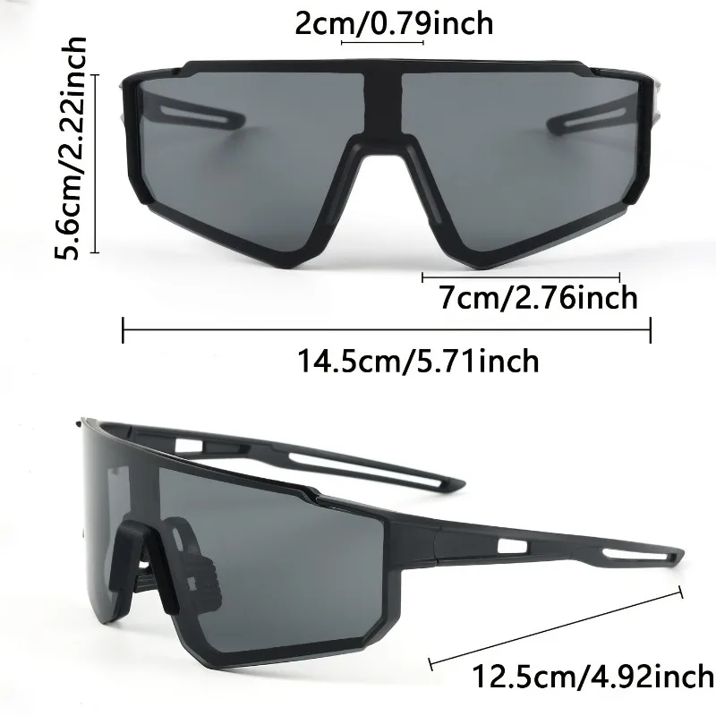 1pc Men'S Large Frame Fashion Glasses Lightweight & Durable for Daily Life & Activities Casual Style Ordinary Decorative Glasses