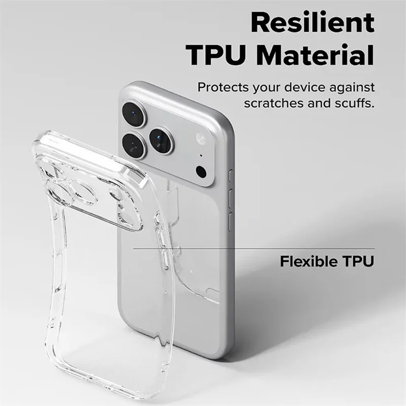 Ultra Thin Clear TPU Phone Cases For iPhone 18 17 16 15 14 13 12 11 Pro Max Plus Air 16E XR XS Max Transparent Silicone Cover