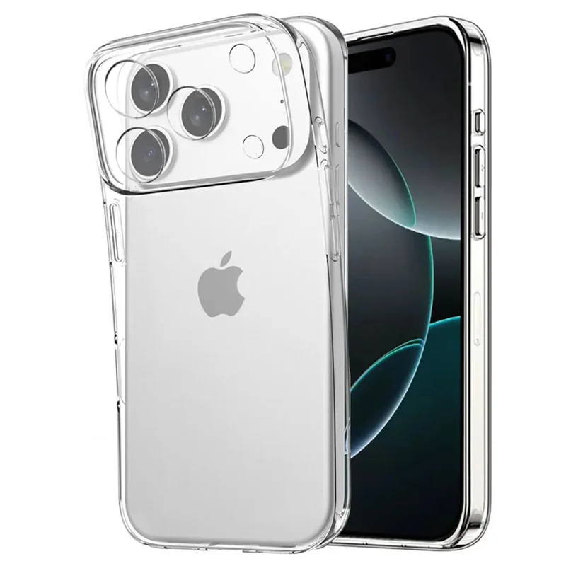 Ultra Thin Clear TPU Phone Cases For iPhone 18 17 16 15 14 13 12 11 Pro Max Plus Air 16E XR XS Max Transparent Silicone Cover