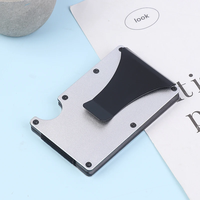 Minimalist Wallet For Men & Women - Slim RFID Wallet, Scratch Resistant, Credit Card Holder & Money Clip, Easily Removable Money