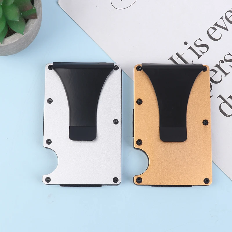 Minimalist Wallet For Men & Women - Slim RFID Wallet, Scratch Resistant, Credit Card Holder & Money Clip, Easily Removable Money