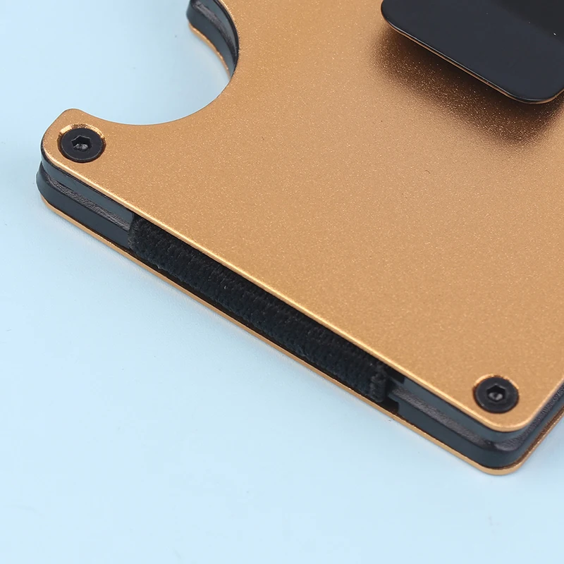 Minimalist Wallet For Men & Women - Slim RFID Wallet, Scratch Resistant, Credit Card Holder & Money Clip, Easily Removable Money