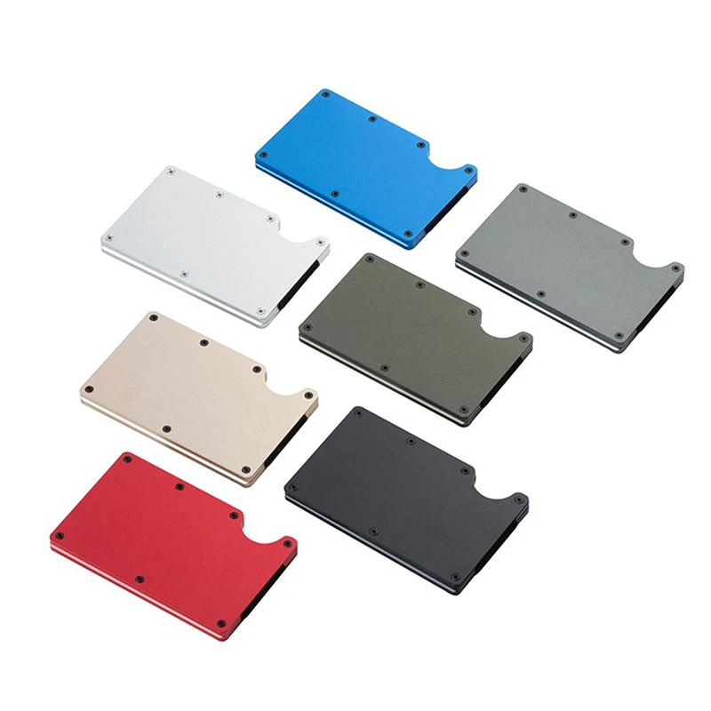 Minimalist Wallet For Men & Women - Slim RFID Wallet, Scratch Resistant, Credit Card Holder & Money Clip, Easily Removable Money