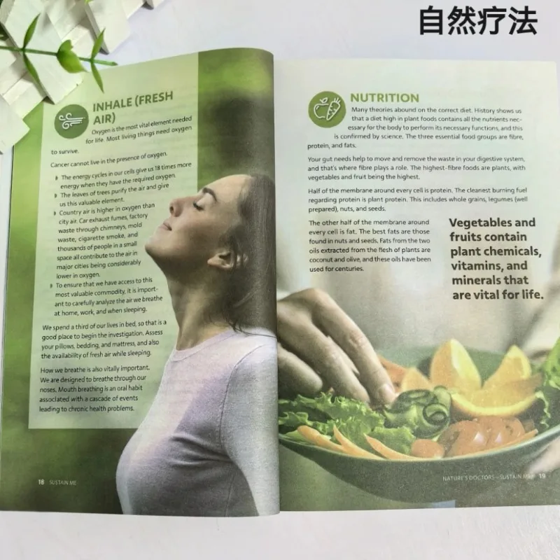 Handbook of Natural Health 9 Basic Pillars of Health Natural Family Therapy Self-care Adult English Reading