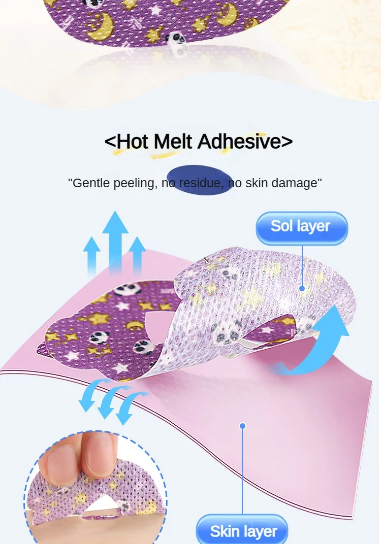 30Pcs Anti-Snoring Stickers Children Adult Night Sleep Lip Nose Breathing Improving Patch Mouth Correction Orthosis Tape