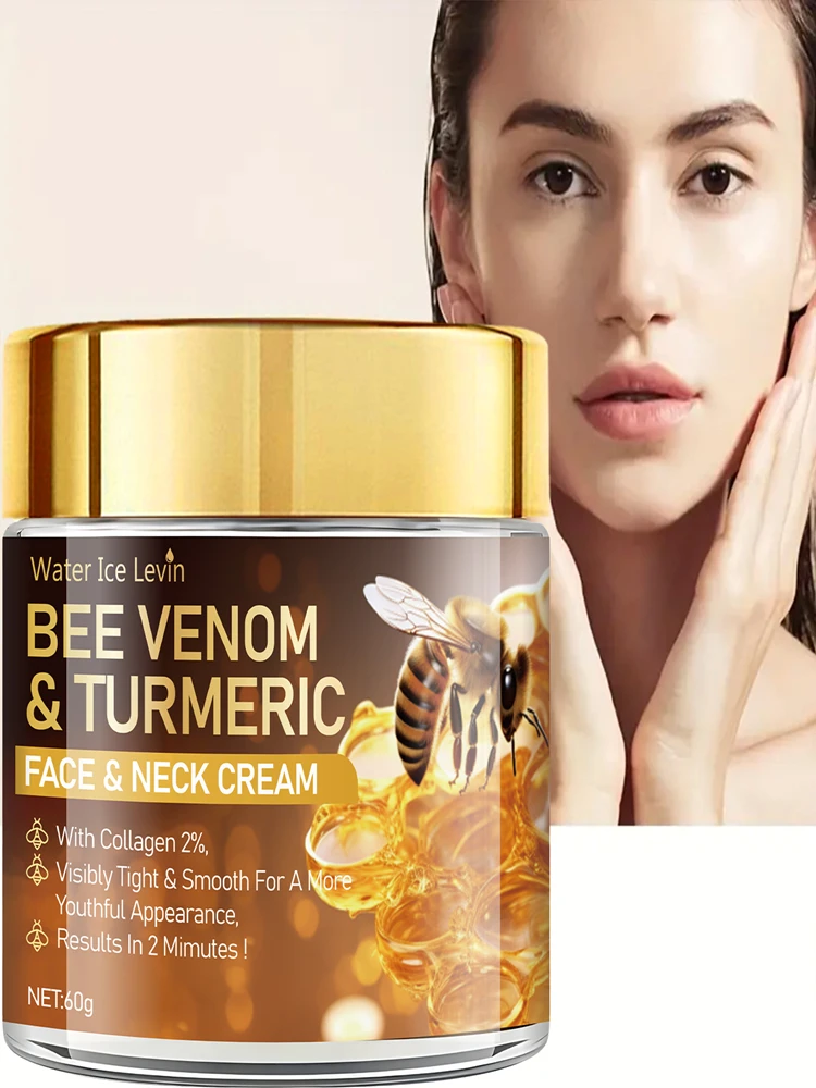 Bee Venom Instant Facial Lifting Cream Tightens and Lifts Sagging Skin, Smoothing the Skin | Alcohol-Free, Contains Hyaluronic Acid, Suitable for All Skin Types