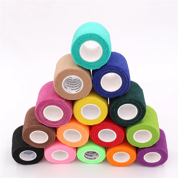 COYOCO Colorful Sport Self Adhesive Elastic Bandage Wrap Tape 4.8m Bands For Knee Support Pads Finger Ankle Palm Animal Pet