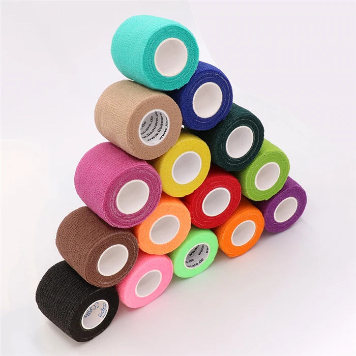 COYOCO Colorful Sport Self Adhesive Elastic Bandage Wrap Tape 4.8m Bands For Knee Support Pads Finger Ankle Palm Animal Pet