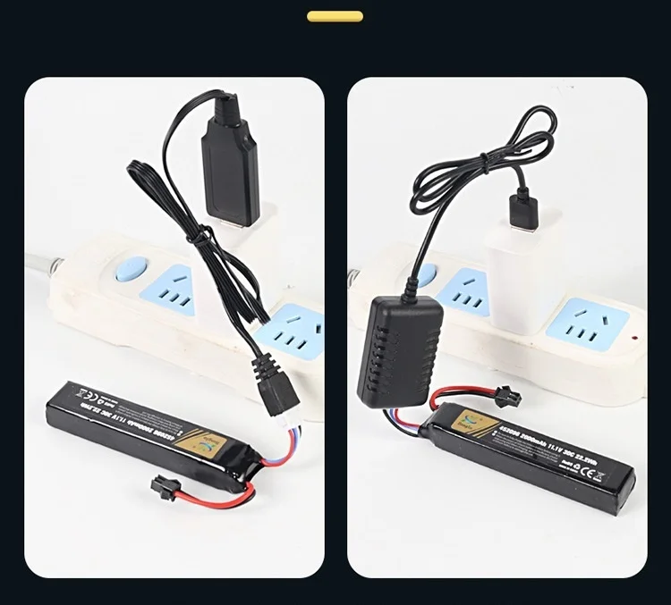 Water Gun Airsoft LiPo Battery 3S 11.1V 2800mAh 5020120 T/Small Tamiya Plug for Airsoft BB Air Pistol Electric Toys Guns Parts