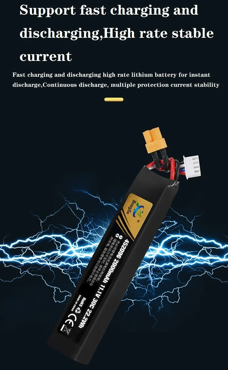 Water Gun Airsoft LiPo Battery 3S 11.1V 2800mAh 5020120 T/Small Tamiya Plug for Airsoft BB Air Pistol Electric Toys Guns Parts