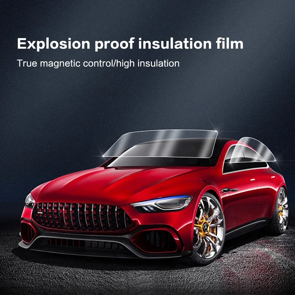 50cmx3m Car Window Privacy Tint Film Auto Vinyl Anti Look Glass Sticker Foils Ceramic Summer Solar UV Protector Mirror Films