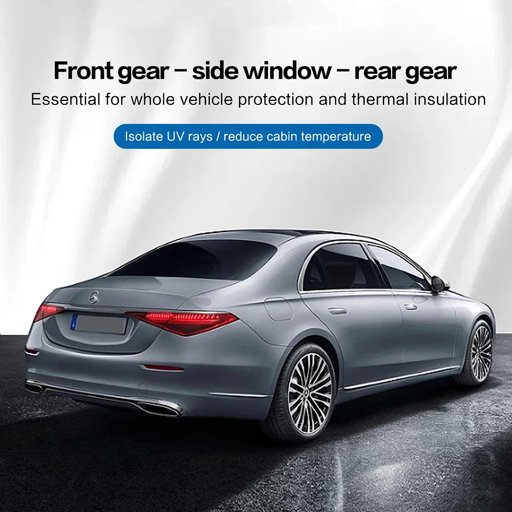 50cmx3m Car Window Privacy Tint Film Auto Vinyl Anti Look Glass Sticker Foils Ceramic Summer Solar UV Protector Mirror Films