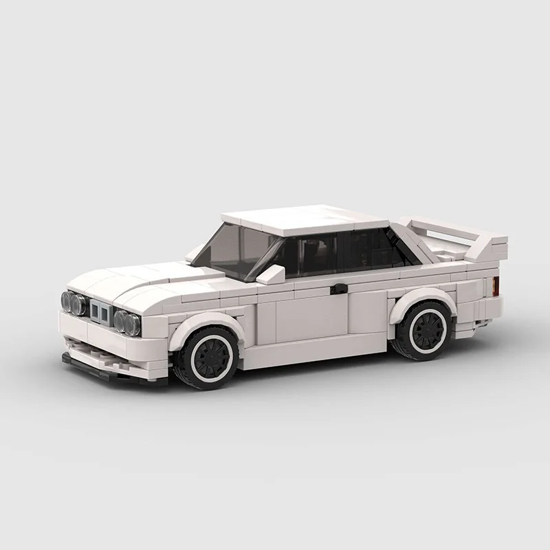 InhawBrick MOC E30 Speed Racing Vehicle Racer Building Blocks M3 Sports Car Adults Brick Sets Model Toys for Kids Gifts