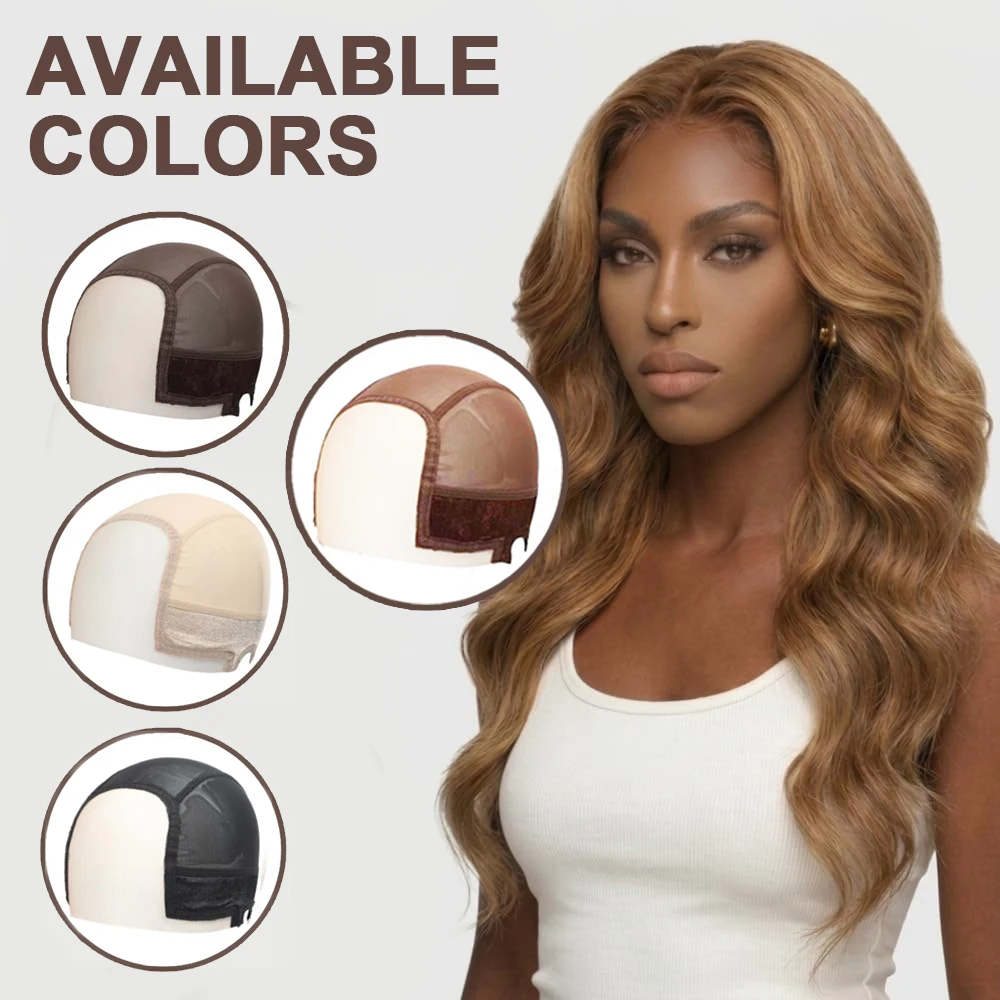 New HD Wig Cap for Women, HD Lace Front Wig Grip Cap with Adjustable Band | Breathable & Glueless | Secure Hold for Lace Wigs, B