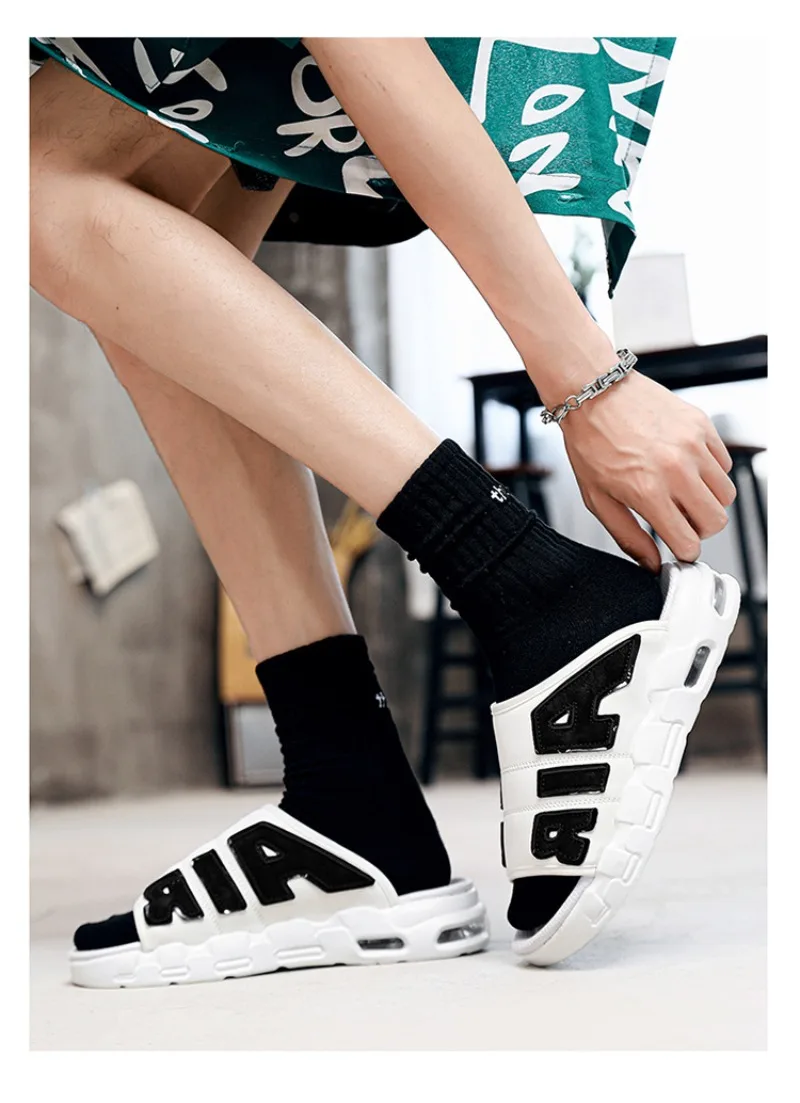 Men's Slippers 2025 Summer Breathable Slippers Large Fashion Platform Casual Shoes for Men New Light Sneakers Zapatos De Hombre