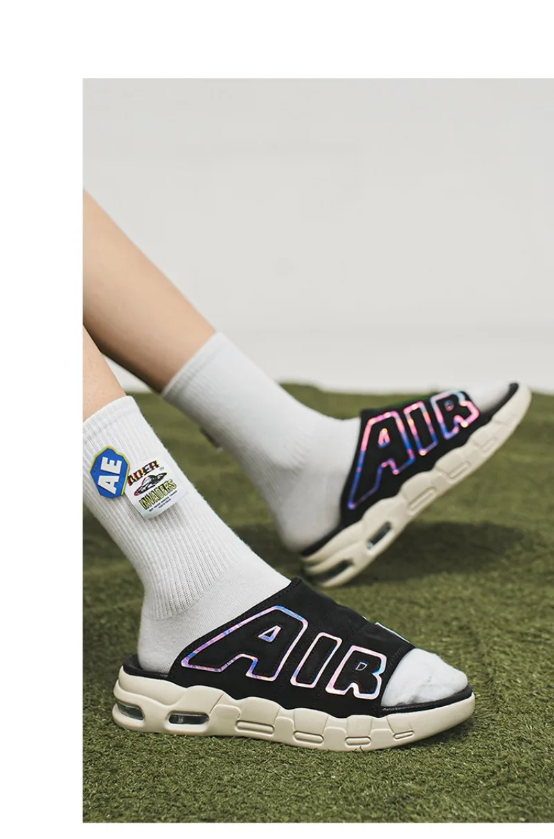 Men's Slippers 2025 Summer Breathable Slippers Large Fashion Platform Casual Shoes for Men New Light Sneakers Zapatos De Hombre
