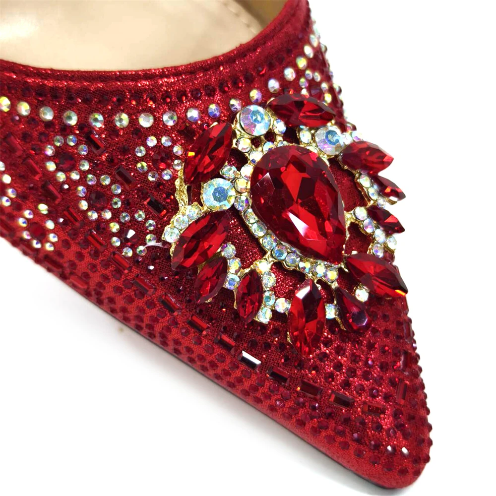 Venus Chan- Green Color High Heels for Ladies Popular Design African Ladies Shoes and Bag Set INS Style Elegant 2024 Newest