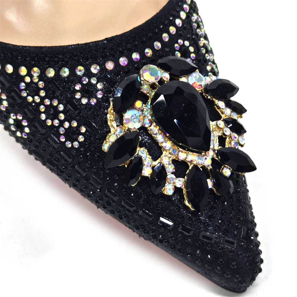 Venus Chan- Green Color High Heels for Ladies Popular Design African Ladies Shoes and Bag Set INS Style Elegant 2024 Newest