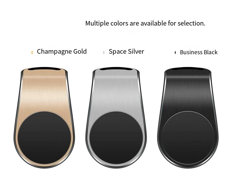Universal Magnetic Car Phone Holder, Air Vent Clip‑On Cell Phone Mount, Magnetic GPS Phone Bracket Compatible with iPhone, Samsu