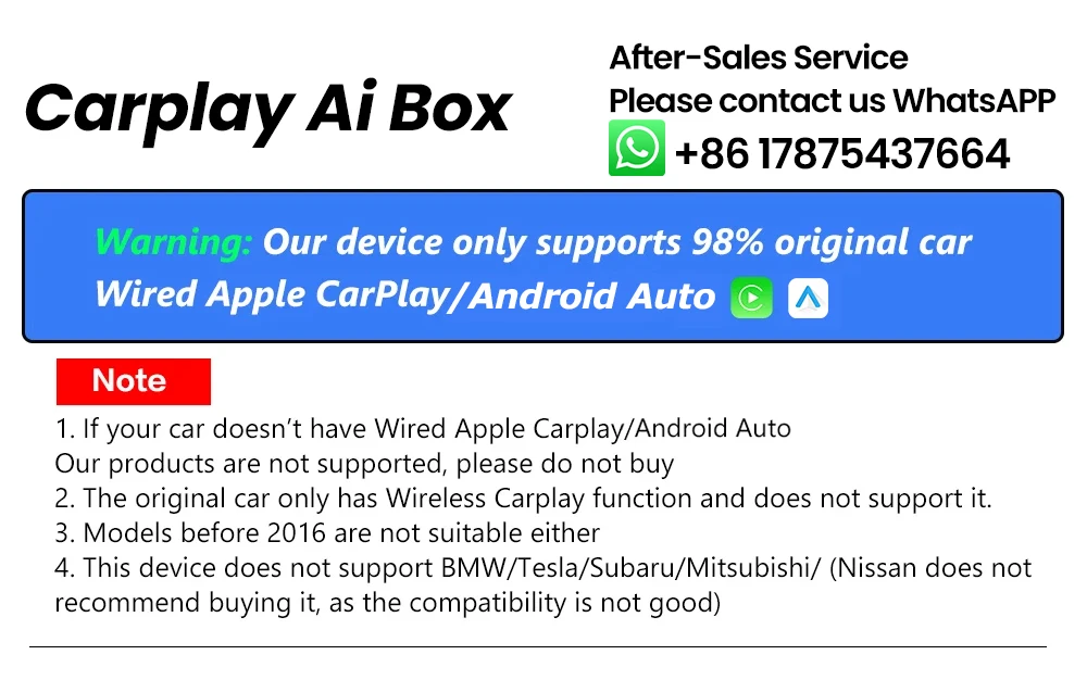 2026 2in 1 Wireless CarPlay Dongle Wireless Android Auto Adapter AI Smart Box 5Ghz WiFi Type-C/USB Plug and Play Car Accessories