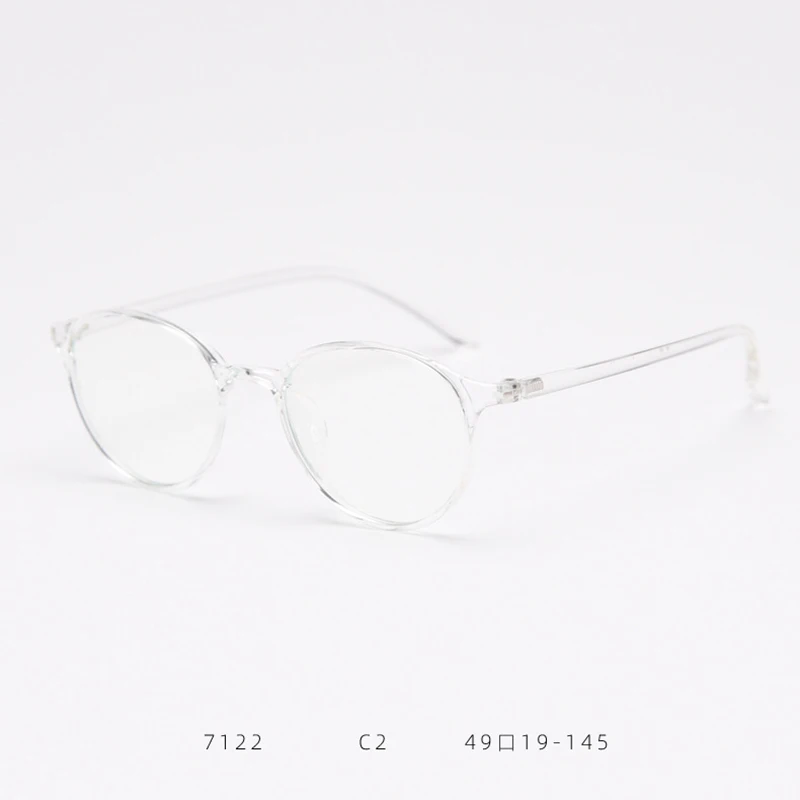 Fashion Eyeglasses TR90 Frame Round Shape Glasses Anti Blue Light Spectacles Lightweight Eyewear for Women Men