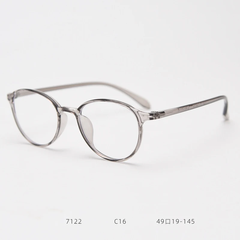 Fashion Eyeglasses TR90 Frame Round Shape Glasses Anti Blue Light Spectacles Lightweight Eyewear for Women Men