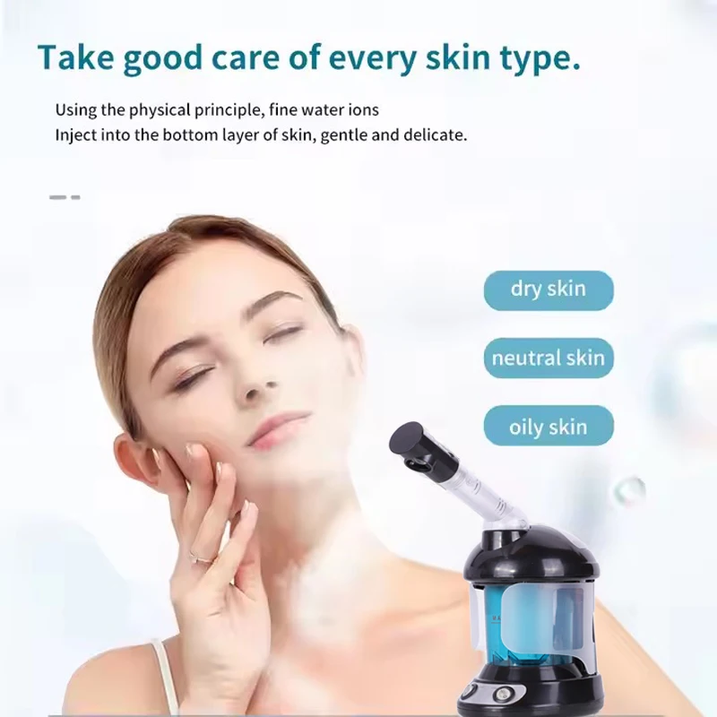 Skin Care Facial Face Steamer Nano Hot Warm Mister Spa Sprayer Cleaning Humidifier Ozone Vaporizer Nebulizer Pore Deep Cleanser