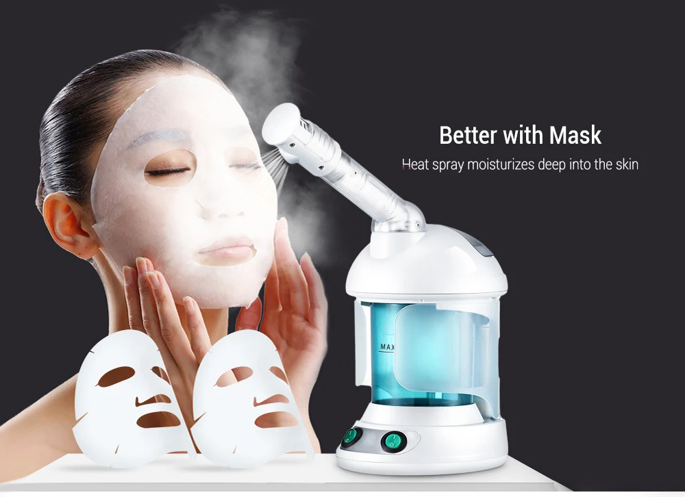 Skin Care Facial Face Steamer Nano Hot Warm Mister Spa Sprayer Cleaning Humidifier Ozone Vaporizer Nebulizer Pore Deep Cleanser